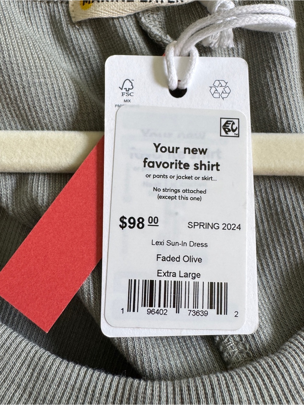 Marine Layer Lexi Sun-In Dress XL Faded Olive Ribbed Maxi Coastal Casual NWT - Picture 8 of 11
